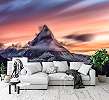 Fali poszter egy fantasztikus hegy panorámájával 368x254 vlies