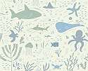Fali poszter gyerekszobába a vízalatti élővilág állataival