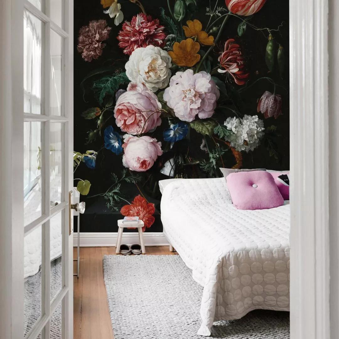 Fali poszter romantikus virágcsokor mintával