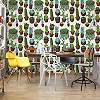 Fali poszter trendi kaktusz mintával zöld színvilágban 368x254 vlies