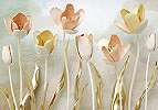 Fali poszter tulipán mintával glamour stílusban 368x254 vlies
