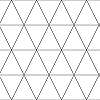 Fehér alapon fekete geometria mintás design tapéta