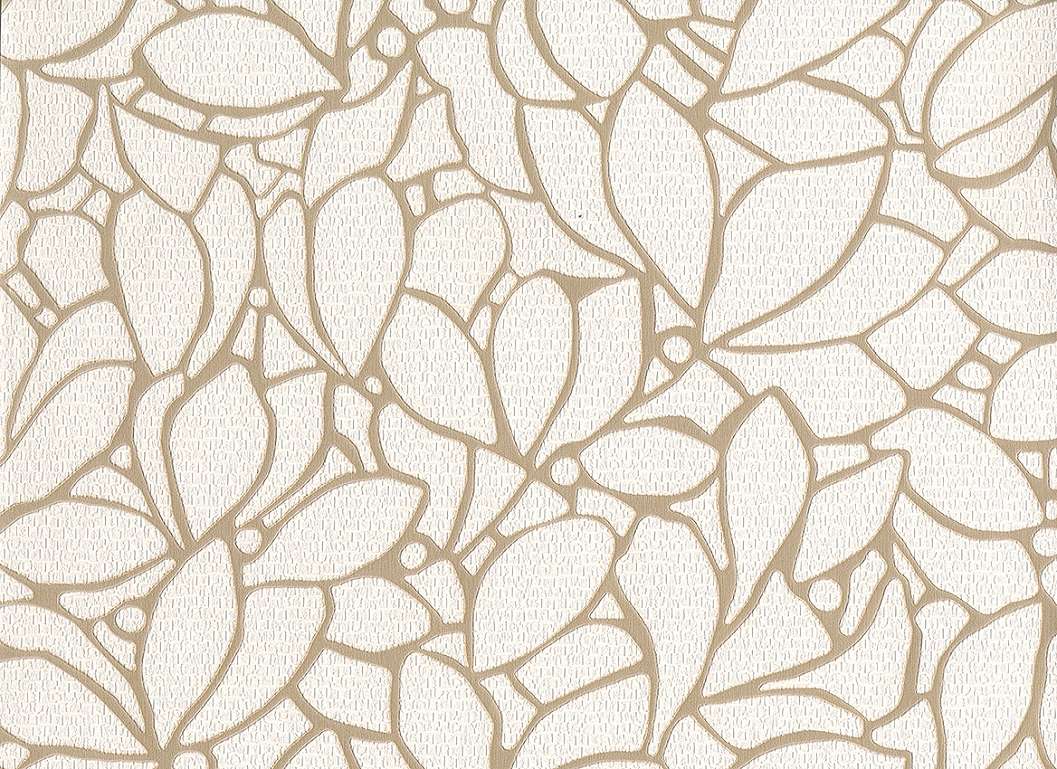 Fehér arany elegáns olasz design tapéta geometrikus mintával 100cm széles