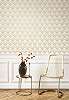 Fehér arany francia art deco design tapéta