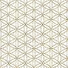 Fehér arany geometrikus mintás vlies dekor tapéta