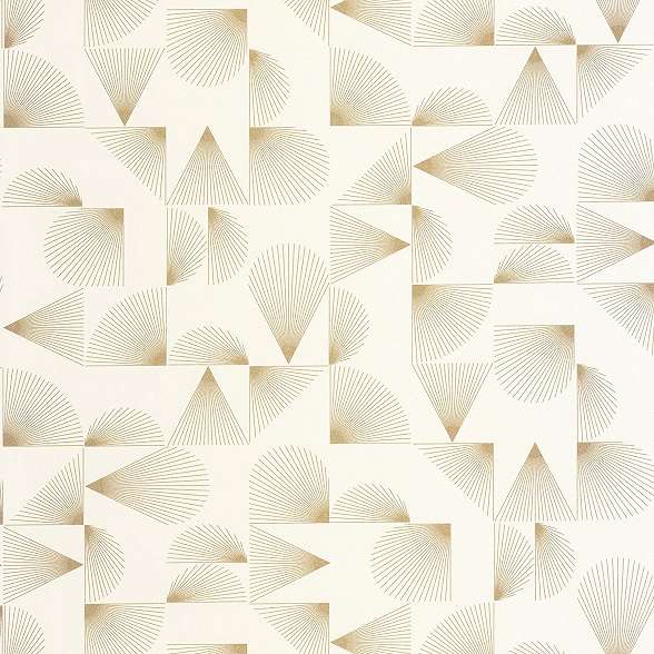 Fehér arany modern geometrikus design tapéta