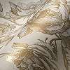 Fehér arany rózsa mintás vlies dekor tapéta