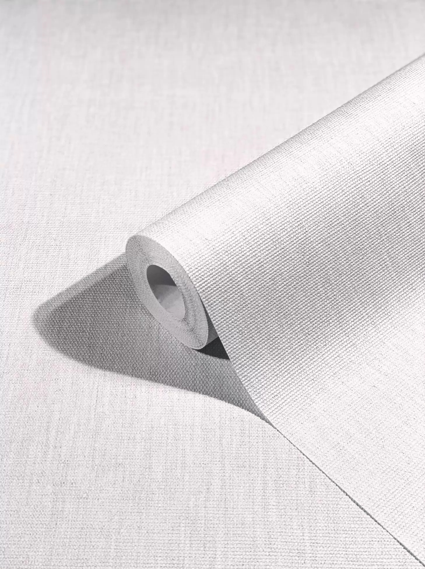 Fehér dekor tapéta textilhatású mintával vinyl moshato
