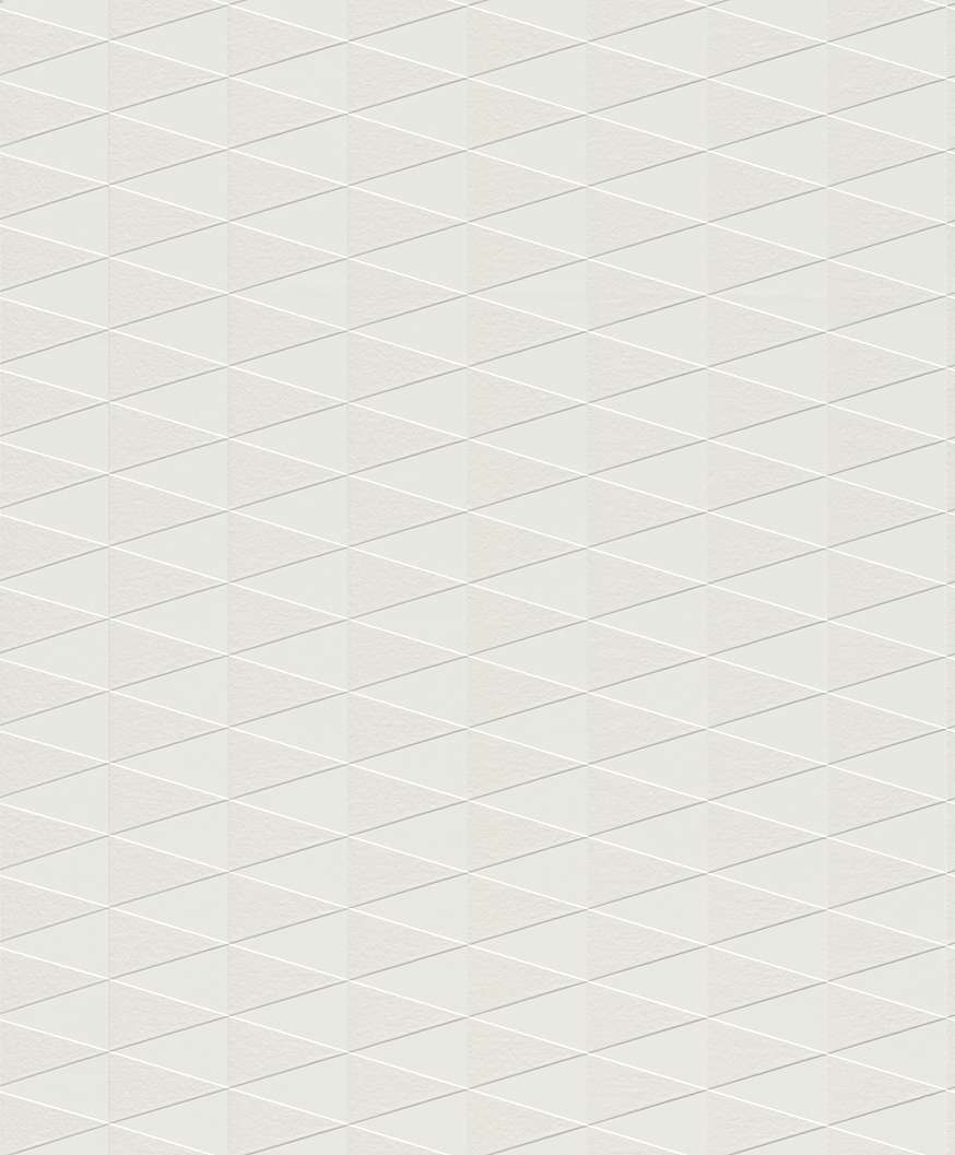 Fehér geometriai mintás tapéta