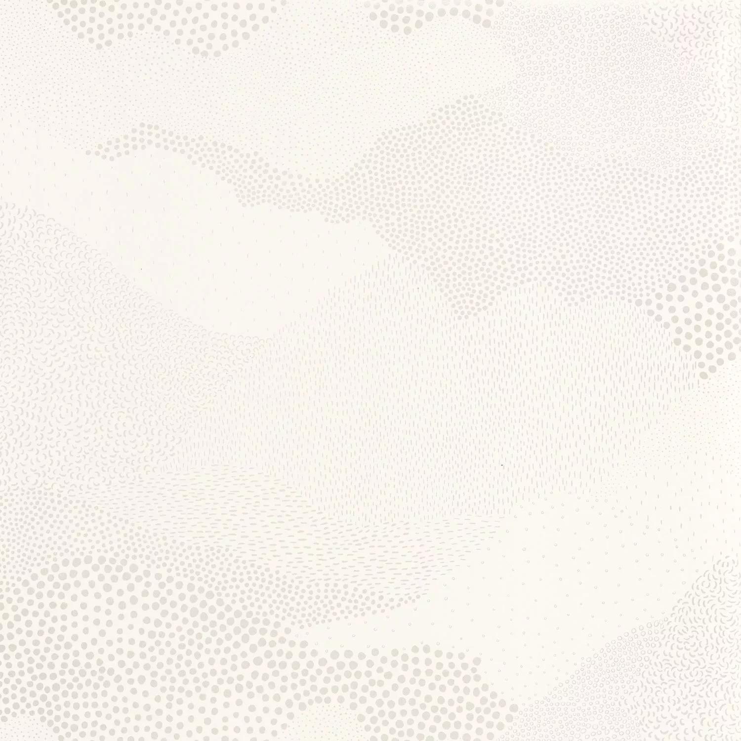 Fehér hullám mintás vlies design tapéta apró pöttyözött hullám mintával