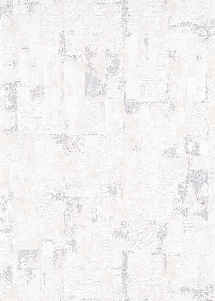 Fehér koptatott hatású vlies dekor tapéta