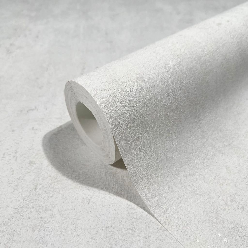Fehér loft design tapéta betonhatású mintával