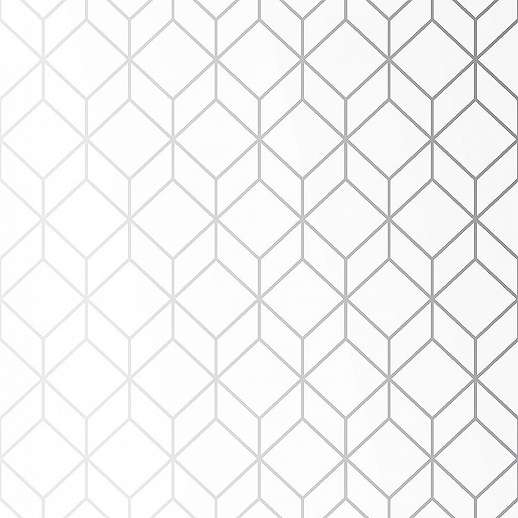 Fehér modern geometrikus mintás design tapéta