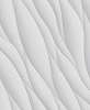 Fehér mosható hullám mintás vlies design tapéta
