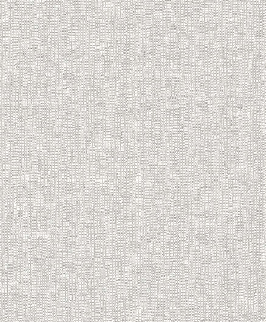 Fehér nyomott mintás egyszínű tapéta