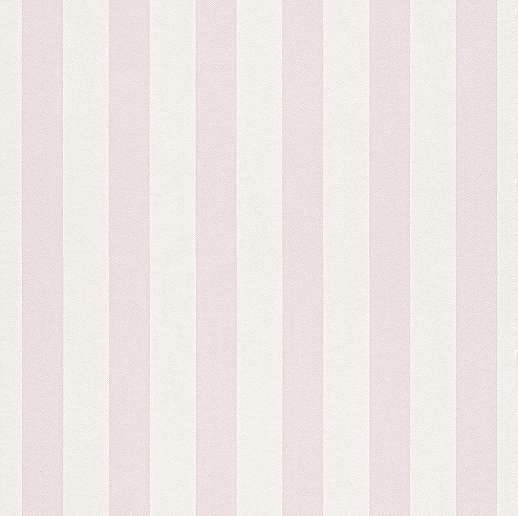 Fehér rózsaszín csíkos tapéta gyerekszobába