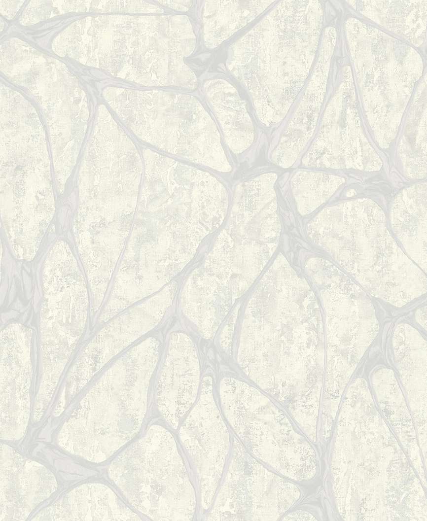 Fehér színű luxus tapéta ezüst háló mintával