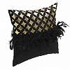Fekete arany design díszpárna