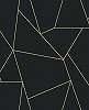 Fekete arany design tapéta modern minimál geometikus mintával