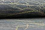 Fekete arany márvány mintás vlies dekor tapéta