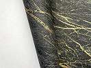 Fekete arany márvány mintás vlies dekor tapéta