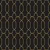 Fekete arany tapéta geometrikus mintával