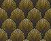 Fekete arany vlies tapéta orientális stílusú kagyló mintával