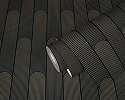Fekete art deco mintás vlies design tapéta