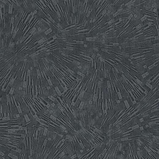 Fekete design tapéta struktúrált geometriai mintával mosható