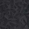 Fekete elegáns hangjegy hullám geometria mintás design tapéta 