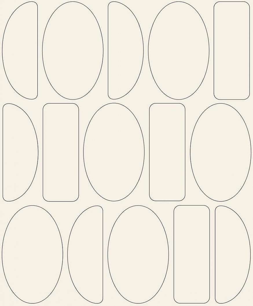 Fekete fehér minimál tapéta kör geometriai mintával