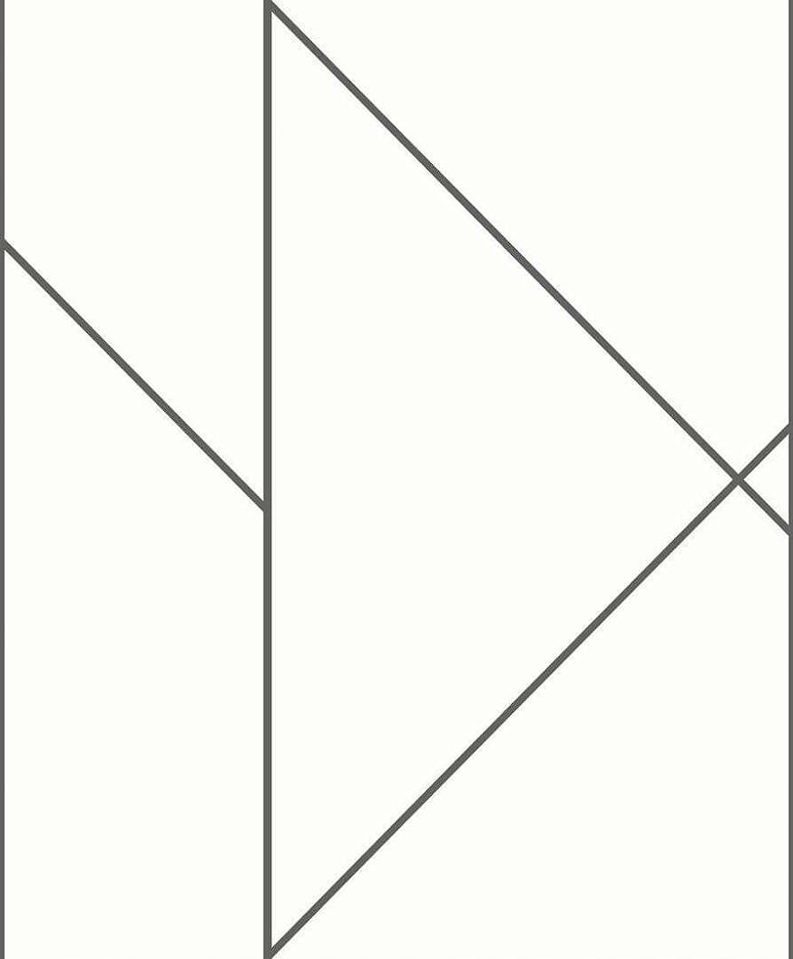 Fekete fehér minimál tapéta óriás geometrikus mintával
