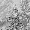 Fekete fehér modern vlies dzsungel mintás fali poszter