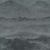 Fekete festett hatású hegyvonulat mintás vlies dekor tapéta