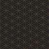Fekete geometrikus mintás mosható dekor tapéta