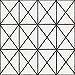 Fekete háromszög geometrikus mintás vinyl tapéta