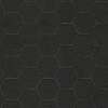 Fekete hexagon mintás olasz design tapéta 70cm széles