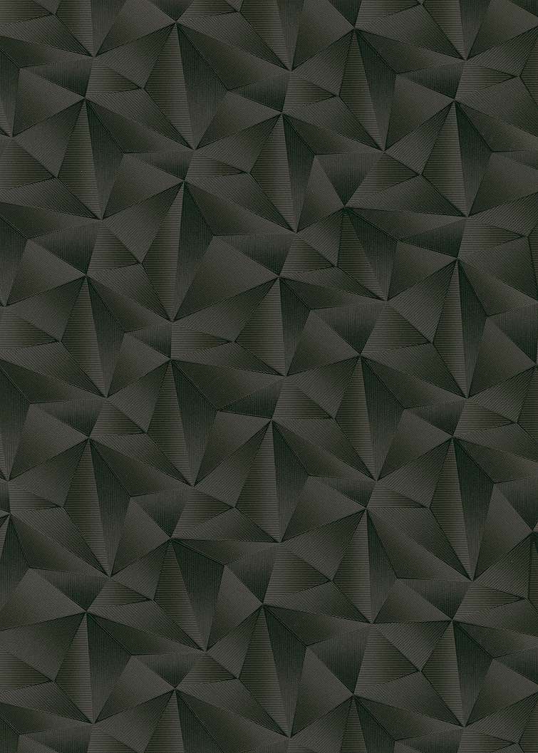 Fekete modern geometrikus mintás design tapéta
