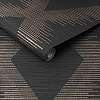 Fekete tapéta elegáns geometrikus mintával