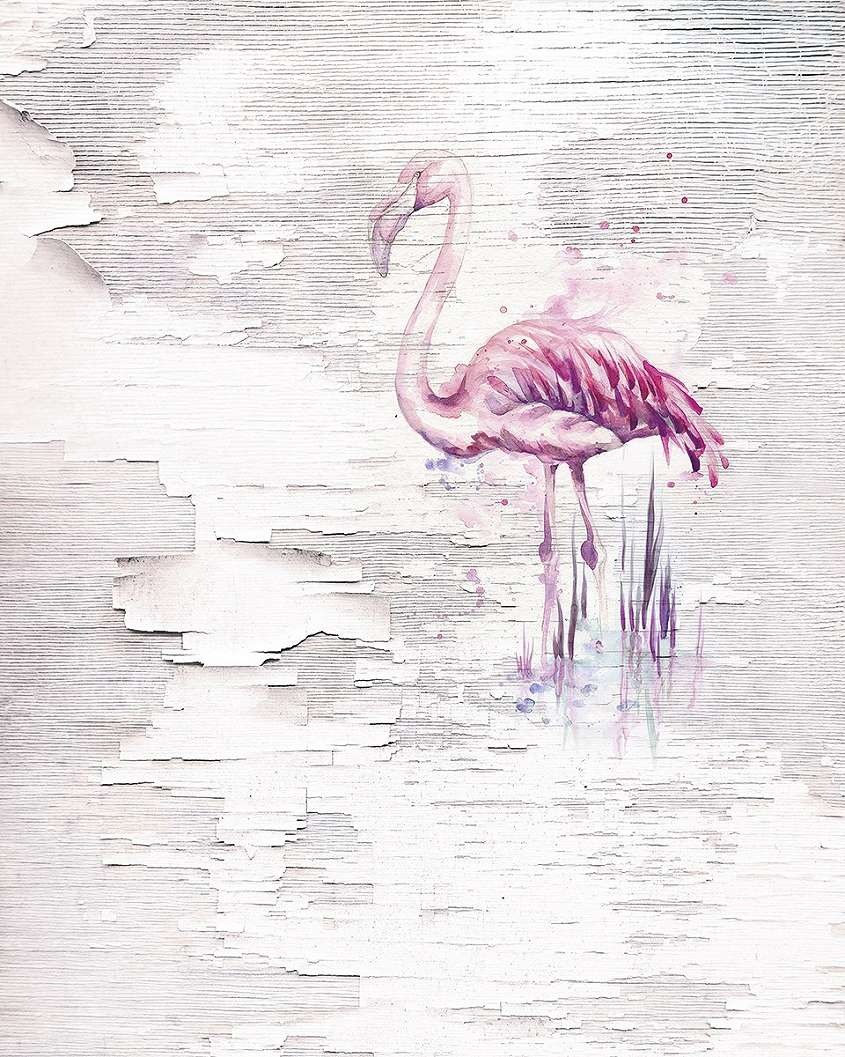 Flamingó mintás fali poszter