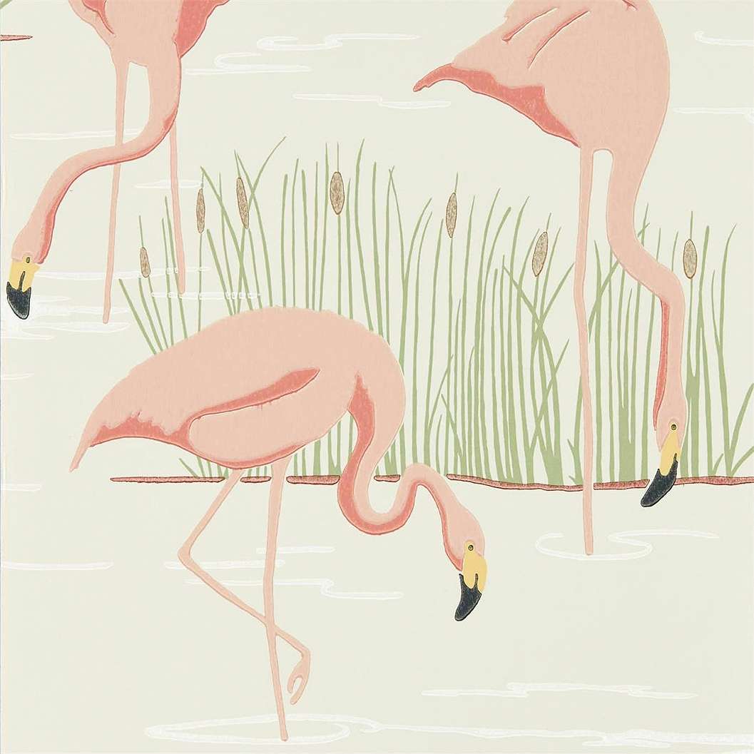 Flamingó mintás harlequin luxus tapéta rózsaszín flamingó mintával