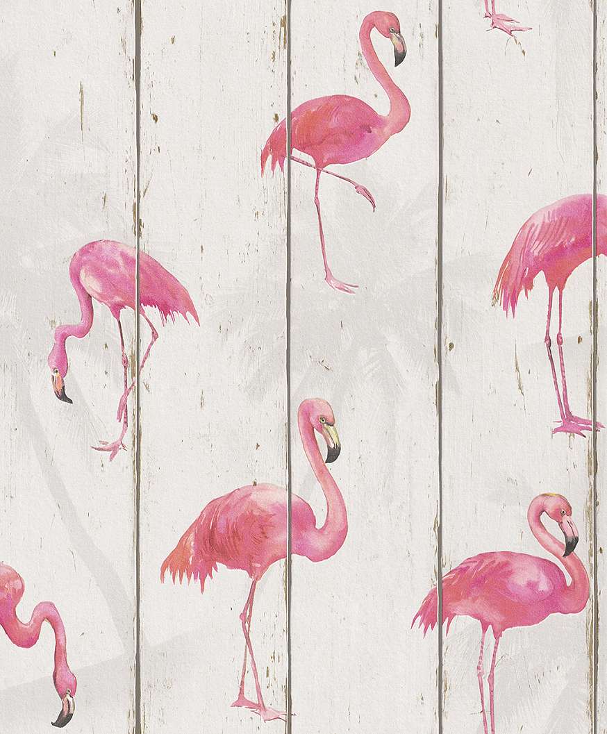 Flamingó mintás tapéta