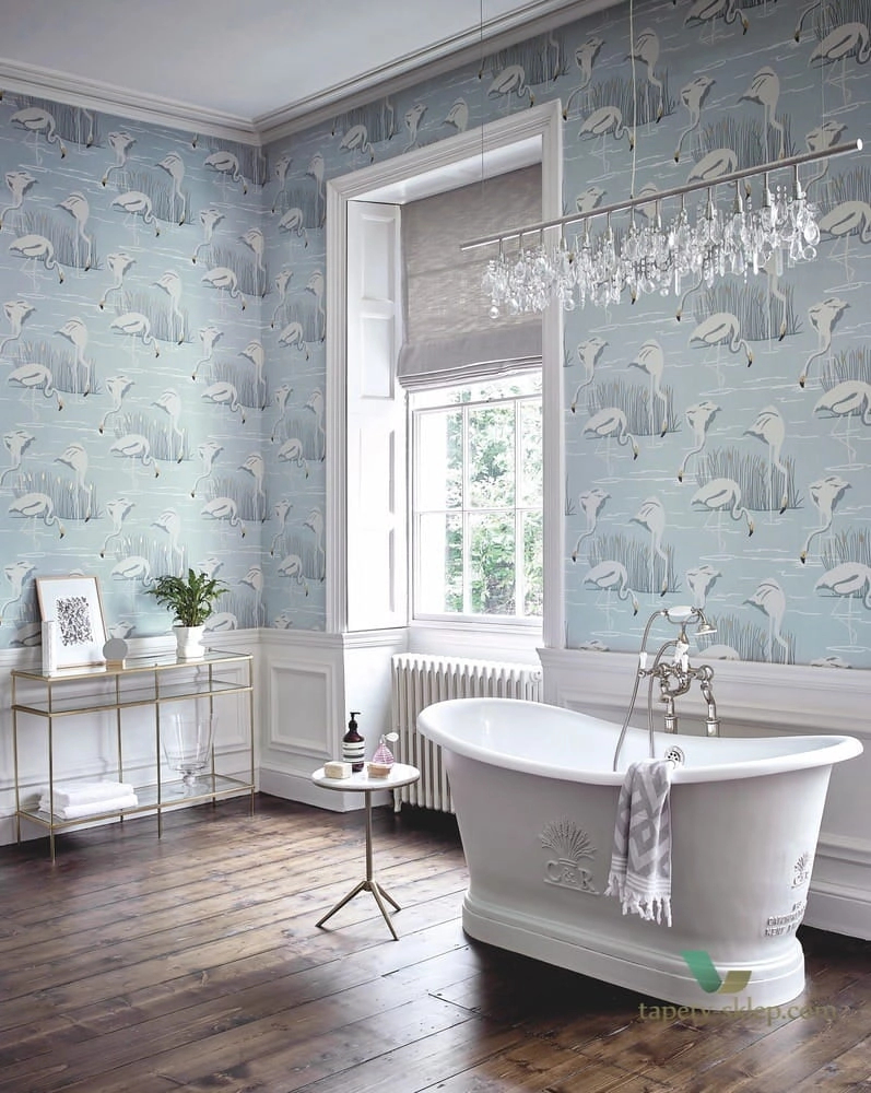 Flamingó mintás vlies Harlequin angol tapéta