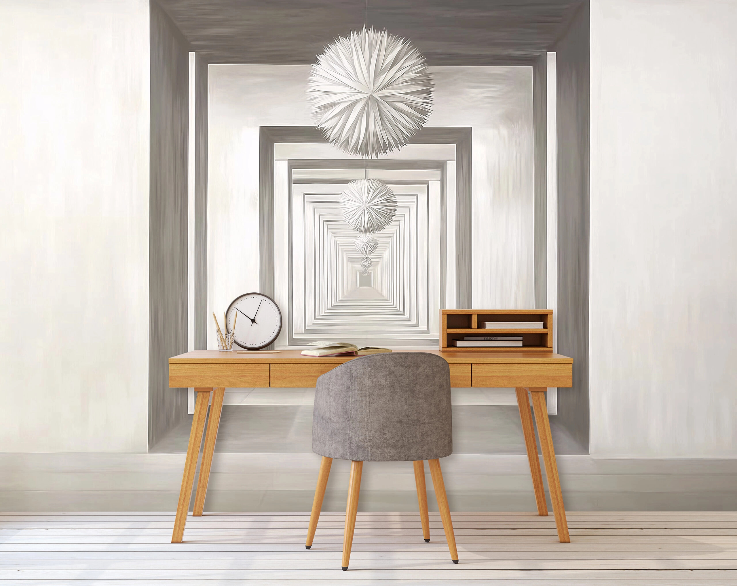 Fotótapéta 3D hatású illúzió folyosó mintával 368x254 vlies