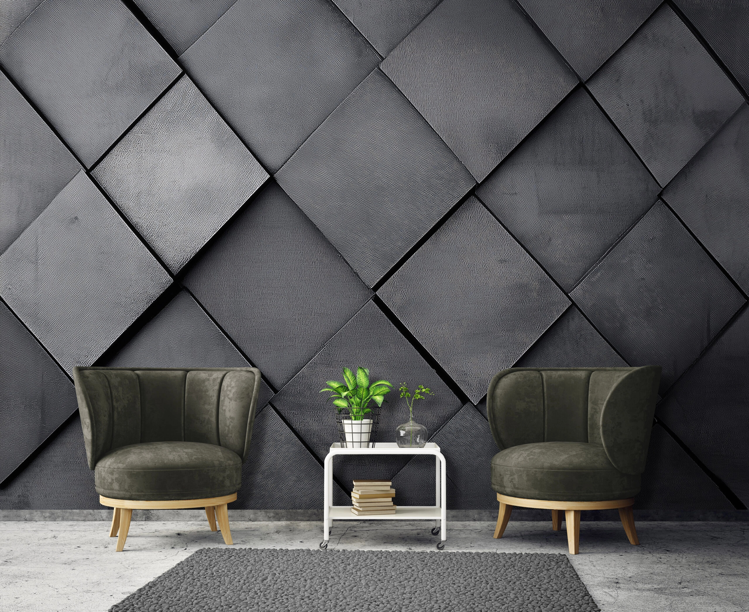 Fotótapéta 3D hatású strukrúa minimál mintával 368x254 vlies