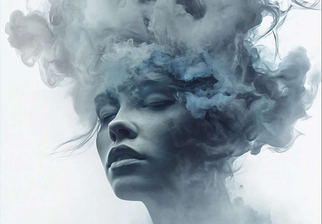 Fotótapéta absztrakt női arc mintával 368x254 vlies