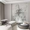 Fotótapéta balerina a virágok között mintával