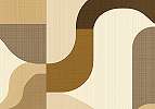 Fotótapéta geometrikus absztrakt mintával beige és barna színben 368x254 vlies