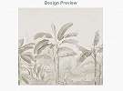 Fotótapéta natúr színben banánpálma mintával egyedi méretben 280x255cm