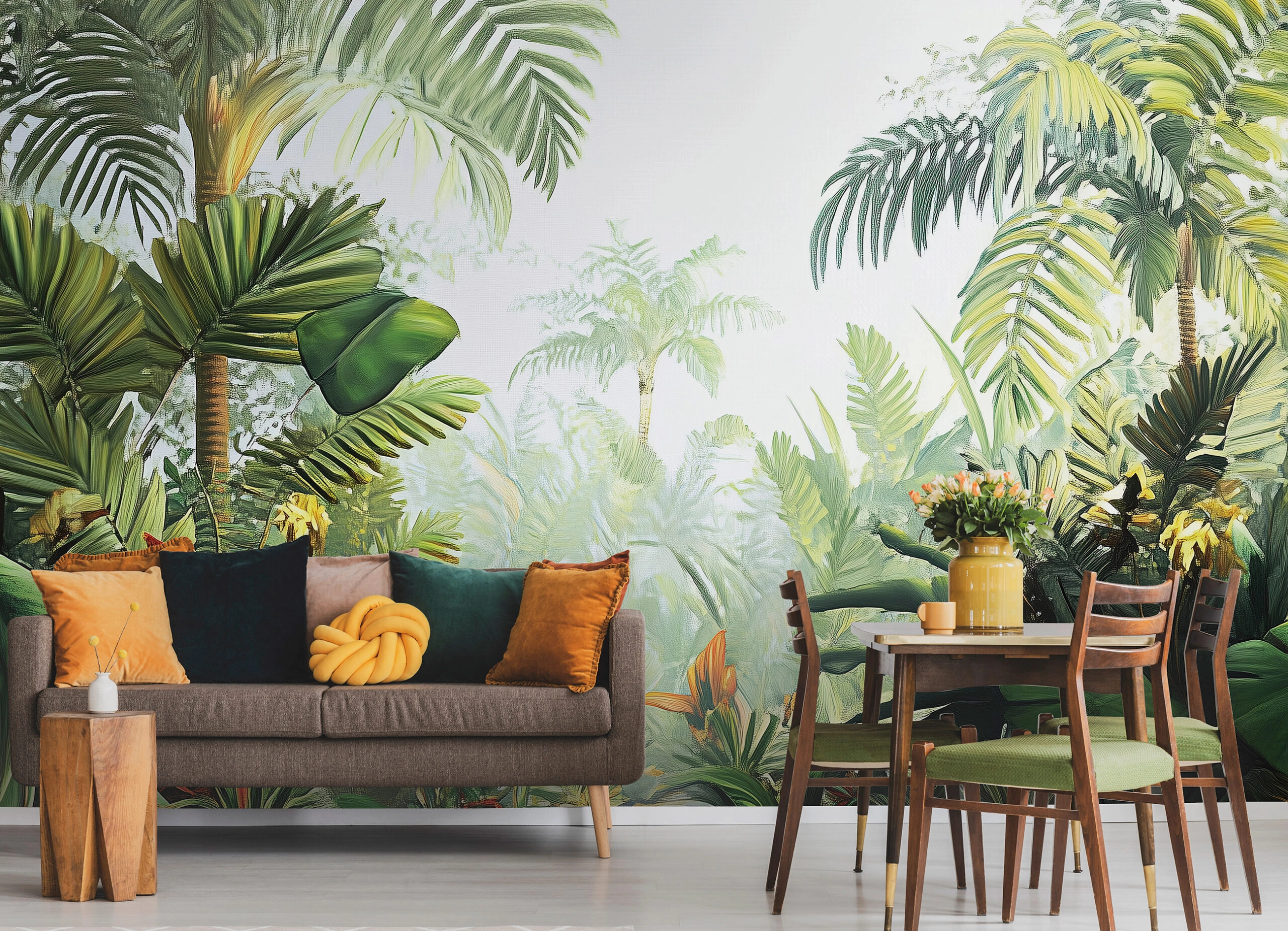 Fotótapéta pálma erdő mintával 368x254 vlies